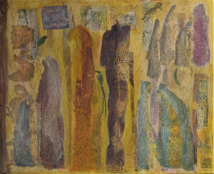 Peinture mixte de Catherine Frantz