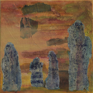 Peinture mixte de Catherine Frantz